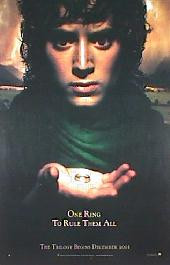 LORD OF THE RINGS original issue rolled Advance A 1-sheet movie poster