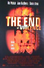 END OF VIOLENCE,THE original issue rolled 1-sheet movie poster