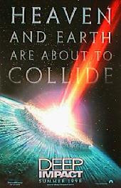 DEEP IMPACT original issue rolled double sided Advance 1-sheet movie poster