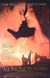 ALL THE PRETTY HORSES original issue rolled double sided 1-sheet movie poster