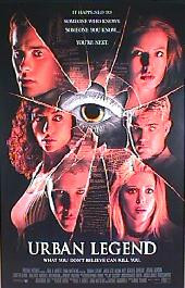 URBAN LEGEND original issue rolled double sided 1-sheet movie poster