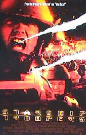 STARSHIP TROOPERS original issue rolled double sided International 1-sheet movie poster