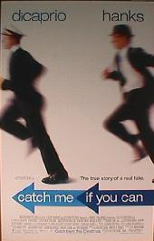 CATCH ME IF YOU CAN original issue rolled double sided 1-sheet movie poster
