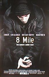 8 MILE original issue rolled 1-sheet movie poster