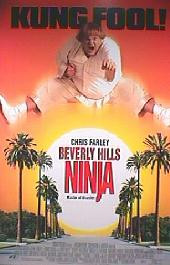 BEVERLY HILLS NINJA original issue rolled double sided 1-sheet movie poster