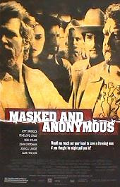 MASKED AND ANONYMOUS original issue rolled 1-sheet movie poster