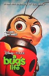 A BUGS LIFE original issue rolled double sided Advance C 1-sheet movie poster