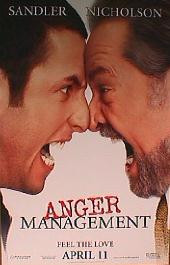 ANGER MANAGEMENT original issue rolled Advance 1-sheet movie poster