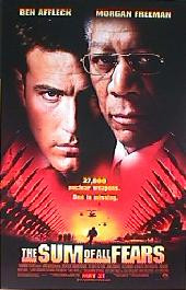 SUM OF ALL FEARS original issue rolled double sided Regular 1-sheet movie poster