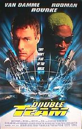 DOUBLE TEAM original issue rolled double sided 1-sheet movie poster