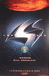 LOST IN SPACE original issue rolled Glossy Advance 1-sheet movie poster