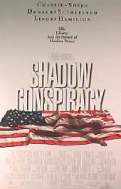 SHADOW CONSPIRACY original issue rolled double sided 1-sheet movie poster