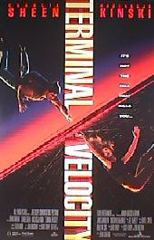 TERMINAL VELOCITY original issue rolled 1-sheet movie poster