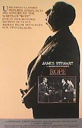 ROPE original reissue rolled 1-sheet movie poster