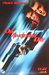 DIE ANOTHER DAY original issue rolled Advance B 1-sheet movie poster