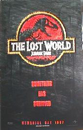 LOST WORLD, THE original issue rolled Advance 1-sheet movie poster