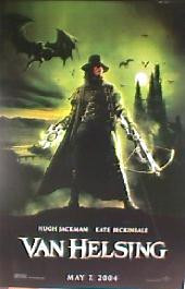 VAN HELSING original issue rolled double sided Advance 1-sheet movie poster