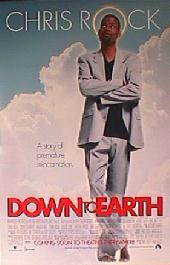 DOWN TO EARTH original issue rolled double sided 1-sheet movie poster