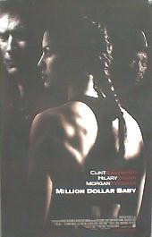 MILLION DOLLAR BABY original issue rolled double sided 1-sheet movie poster