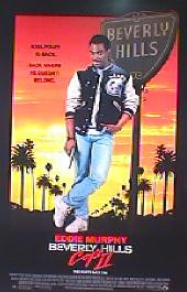 BEVERLY HILL COP II original issue rolled 1-sheet movie poster