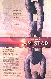 AMISTAD original issue rolled double sided Advance 1-sheet movie poster