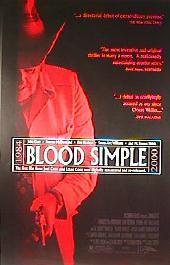 BLOOD SIMPLE 2000 original issue rolled 1-sheet movie poster