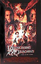 DUNGEONS & DRAGONS original issue rolled 1-sheet movie poster
