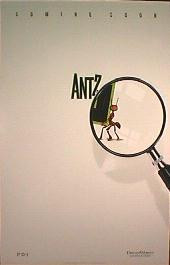 ANTZ original issue rolled double sided Advance B 1-sheet movie poster