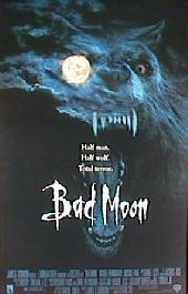 BAD MOON original issue rolled 1-sheet movie poster