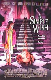 A SIMPLE WISH original issue rolled double sided 1-sheet movie poster