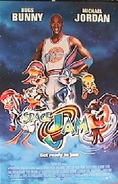 SPACE JAM original issue rolled Advance D 1-sheet movie poster