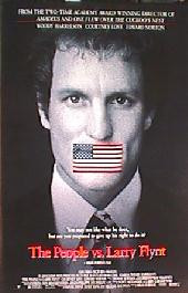 PEOPLE VS. LARRY FLYNT original issue rolled double sided 1-sheet movie poster