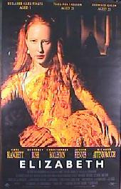 ELIZABETH original issue rolled British 1-sheet movie poster