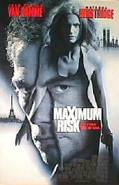 MAXIMUM RISK original issue rolled double sided 1-sheet movie poster