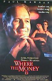 WHERE THE MONEY IS orignal issue rolled double sided 1-sheet movie poster