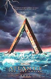 ATLANTIS original issue rolled double sided Regular 1-sheet movie poster