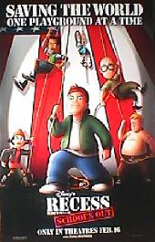 RECESS original isue rolled double sided 1-sheet movie poster