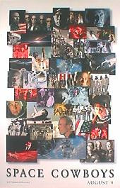 SPACE COWBOYS original issue rolled double sided Advance 1-sheet movie poster