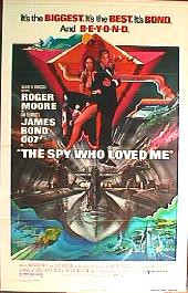 SPY WHO LOVED ME original issue rolled reprint 1-sheet movie poster