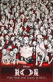 101 DALMATIONS original issue double sided Advance 1-sheet movie poster