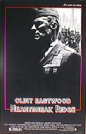 HEARTBREAK RIDGE original issue rolled 1-sheet movie poster