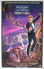 A VIEW TO A KILL original issue rolled Advance A 1-sheet movie poster