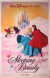 SLEEPING BEAUTY original reissue rolled 1-sheet movie poster