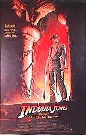 INDIANA JONES AND THE TEMPLE OF DOOM original issue rolled Style A 1-sheet movie poster