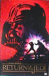 RETURN OF THE JEDI original issue 10th Anniversary Advance 1-sheet movie poster