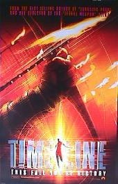TIME LINE original issue rolled double sided Advance 1-sheet movie poster