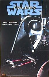 STAR WARS TRILOGY original issue rolled glossy Video 1-sheet movie poster
