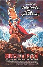 TEN COMMANDMENTS original issue rolled reissue 1-sheet movie poster