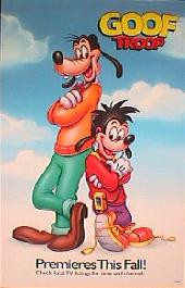GOOF TROOP original issue rolled 1-sheet movie poster