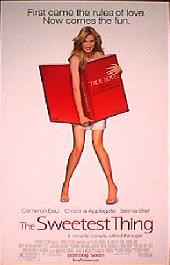 SWEETEST THING original issue rolled double sided 1-sheet movie poster